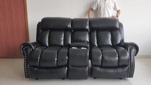 Vỏ Bọc Ghế Sofa 2 Chỗ Ngồi Chất Liệu Spandex Co Giãn Chống Trơn Trượt Màu Trơn Có Khay Để Cốc Dành Cho Ghế Tình Nhân.