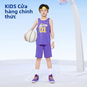 Qiaodan | Bộ Quần Áo Bóng Rổ Hút Ẩm Mỏng