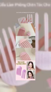 Lược Tạo Kiểu Làm Phồng Chân Tóc Lược Sấy Phồng Tóc Mái 3 Răng 6 Răng  - Nhỏ Nhưng Có Võ