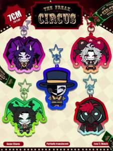 BILIBILI | The Freak Circus Acrylic Pendant Featuring Jester Harley Dr. King Clown Ticket Agent 7cm Anime Fan Keychain Decorations