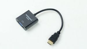 Taffware Kabel Adaptor HDMI ke VGA Female - HD008 - Black
