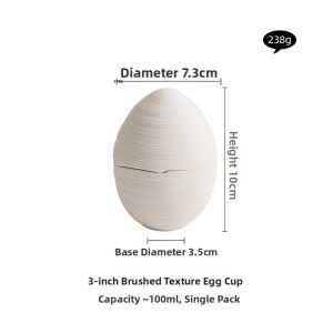 YOGEHOME | Creative Egg-Shaped Steaming Bowl for One Person