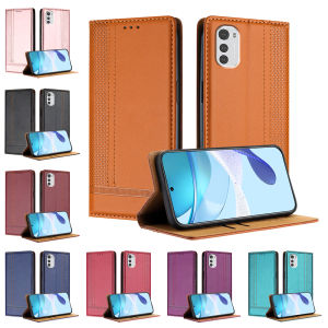 Leather Flip Case For Motorola Moto G Pure Stylus Power Play 2021 2022 2024 Edge30 40 50 Fusion Ultra NEO X30 Pro E13 E22 E32