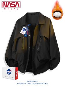 NASA WTAPS | Áo Khoác Nam Phong Cách Retro Bông Cotton