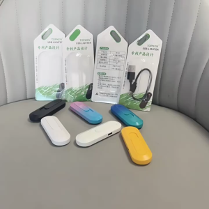 Creative Tungsten Cigar Lighter Portable Type-C Charging Lighters Outerdoor Windproof Flameless Ignitioner for Smoker Gift