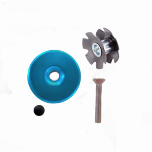 ZHIQU Bike Headset Stem Top Cap Cover with Screw Headset Star Nut and Dust CapFit for 1-1/8 Inch