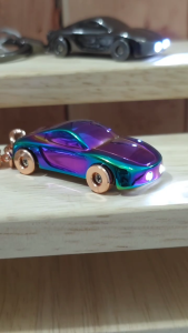 Móc chìa khóa hình xe oto có đèn 2 chế độ sáng Jobon cao cấp MK174