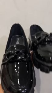 SEPATU WANITA DOCMART LOAFERS HIGH 5CM / SEPATU FLAT HAK FASHION RANTAI BEST SELLER PREMIUM