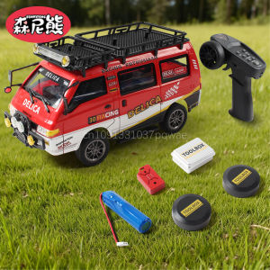 SENNIXIONG 1/24 Remote Control 2WD 4WD MPV RTR Off-road Alloy Vehicle Camping Commercial Car Climbing Truck Toy Holiday Gift