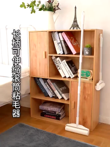 Cây Lăn Bụi Cán Dài Siêu Dính ~100cm Kèm Lõi Thay - Lăn Sàn Thảm Sofa Điều Chỉnh Dài Ngắn Tiện Lợi