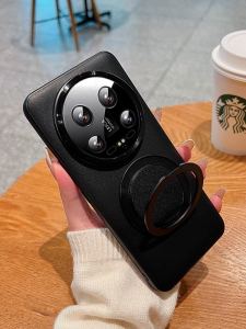 เคสโทรศัพท์มือถือแบบหนังแท้พร้อมสายรัดแบบซิมมั่นคงสำหรับ Xiaomi 15 Ultra 14 Ultra 13 pro 14 pro 15 pro ป้องกันการตกหล่นแบบเต็มจอ