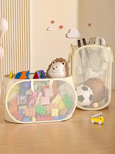 Large Kids Toy Storage Basket Organizer Big Size Storage Bag for Childrens Toys