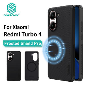 For Xiaomi Redmi Turbo 4 Phone Case Nillkin Super Frosted Shield Pro Magnetic Hard PC+TPU Shell Shockproof Back Cover