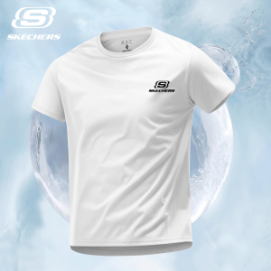 Skechers | Cotton Short Sleeve Mens Casual Sporty Loose Round Neck Undershirt T-Shirt