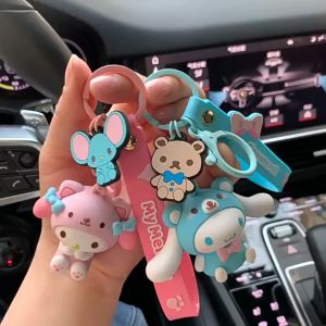 Sanrio Keychain Doll Pendant Car Keyring Pendant Bookbag Keychain Accessories