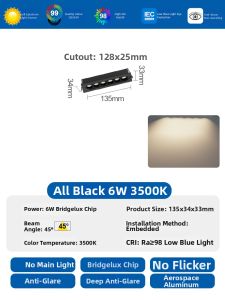HUOQI | Anti-glare Eye-protection LED Recessed Light