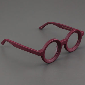 MOSCOT LEMTOSH Vintage round Frame Thick Handmade Matte Black Optical Glasses Full Frame High Quality Material for Men