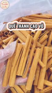 Quế thanh cạo vỏ 500g trà quế thanh đẹp 8cm dùng pha trà cam quế decor trang trí làm bánh