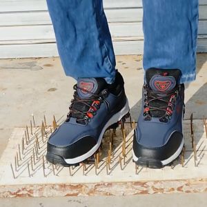 Brand GenGeGo( 3 Days Delivered COD)Mens Safety Shoes Work Shoes Mens Work Boots Steel Toe Shoes Puncture Outdoor Construction Safety Sneakers Men Steel Toe Work Safety Boots