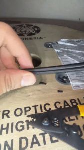 Kabel FO 6 Core Fig 8 NS2 High Quality 2km Jelly Tube Dropcore