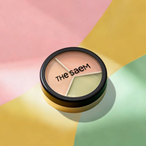 THE SAEM Cover Perfection Triple Pot Concealer (#01 Correct Beige) (1pc)