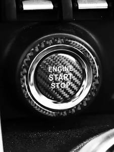 For Subaru BRZ/Toyota GR86 2013-2020 Carbon Fiber Rear Trunk Switch Button Panel Trim Stickers Car Interior Tuning Accessories
