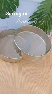 Saringan Ayakan Multifungsi Tepung Bubuk Coklat Santan Filter Mesh Stainless 304