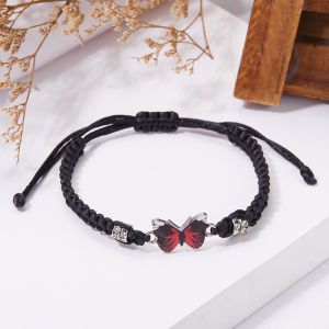 Gelang Kupu-kupu Warna-warni & Gelang Anyaman Serangga Yang Dapat Disesuaikan