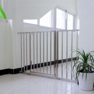 DANBIYIN | Stainless Steel Non-drilling Safety Gate for Stairs Balconies and Pets