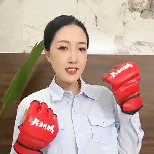 MUSASI PU Boxing Gloves Wear Resistant Half Finger Taekwondo Gloves Karate Muay Thai Training Workout Gloves for Men Women