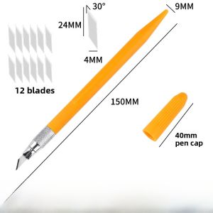 DIY Assembly Gundam Model Pen Knife Handmade Paper Cutting Stamp Rubber Stamp Engraving Knife Student Scrapbooking Knife