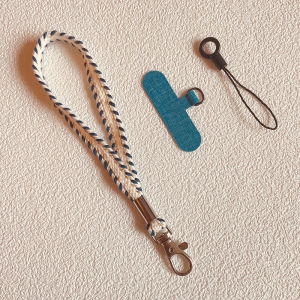 Adjustable Outdoor Phone Strap Clip-On Crossbody Lanyard for Mobile Phones Long Anti-Lost Telephone Rope Alloy Material