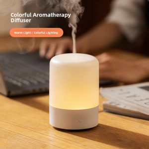 JIFANPAUL | USB Desktop Aromatherapy Diffuser with Ultrasonic Humidification and Colorful Ambiance