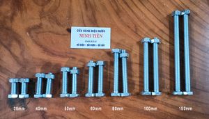 Combo 5 con Bù lon Bulon con tán 12 ly kích thước 12x30 12x40 12x50 12x60 12x80 12x100 12x150