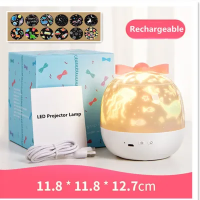 Starry Sky Projector Planetarium Lamp Romantic Room Ceiling Project Lamp for Kids Bedroom Decor Valentines Day Gift 12 Films