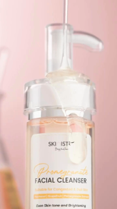 Skinistry Pomegranate Facial Cleanser 100ml | Gentle Soap-Free Formula for Fresh Soft & Glowing Skin