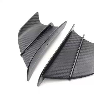 2PC Universal Motorcycle Winglet Aerodynamic Spoiler Wing with Adhesive Motorcycle Decoration Sticker For Yamaha Suzuki Kawasaki