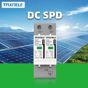 Power Surge Protective Device DC SPD Arrester Low Voltage House 2 Pole Surge Voltage Protection DC 500V 600V 800V 1000V 40KA 60KA