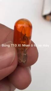 Bóng Đèn T10 Xi Nhan Ô Tô Xe Máy 12V 5W 1 Tóc Chân Cắm