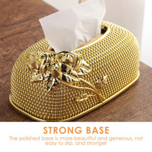 [In Stock+COD]Sunchine กล่องกระดาษทิชชูแกะสลักอะคริลิคสไตล์ยุโรปกล่องผ้าแบบสร้างสรรค์กล่องกระดาษทิชชู่ในห้องนั่งเล่นโรงแรม