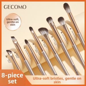 BLK Cosmetics | Soft Eyebrow Eyeshadow Eyeliner Makeup Brushes 8 Pieces