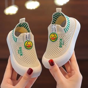 JIFANPAUL | Breathable Mesh Indoor Canvas Baby Walker Shoes