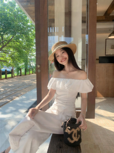 ALOHA LU | Áo Sơ Mi Quai Dánh Ruffle Dưới Độc Đáo Tinh Tế