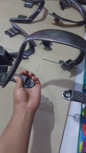 BEHEL BEGEL PEGANGAN JOK BELAKANG SUZUKI SATRIA LUMBA KARBON