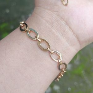 Aksesoris Perhiasan Gelang Rantai Swasa almira( Kuning Selamanya )