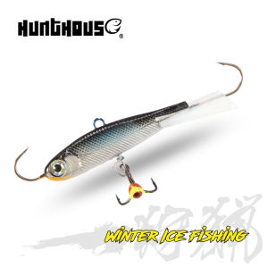 Hunthouse Winter Ice Fishing Lure Jigging 50mm 10g Vibration Balance Jig Bait Wobbler Fish Tackle For Bass Pike Perch LW812