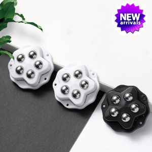 4Pcs Furniture Casters Wheels 200Kg Heavy Duty Universal Wheel 360° Rotation Stainless Steel Strong Self Adhesive Casters Wheels