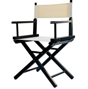 Solid Wood Director Chair Outdoor Foldable Portable Leisure Camping Canvas Backrest Chair Butterfly Chair Beach Chair Bar Stool