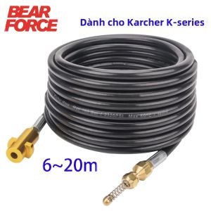 6 ~ 20 Mét 2320psi 160bar Áp Lực Cao Cống Dẫn Nước Vệ Sinh Vòi Ống Bụi Cho Karcher K2 K3 k4 K5 K6 K7