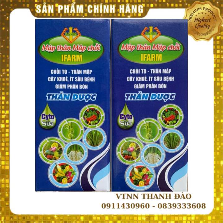 Cặp THẦN DƯỢC cty IFARM giúp mập thân mập chồi rễ khoẻ, giảm ngộ độc ...